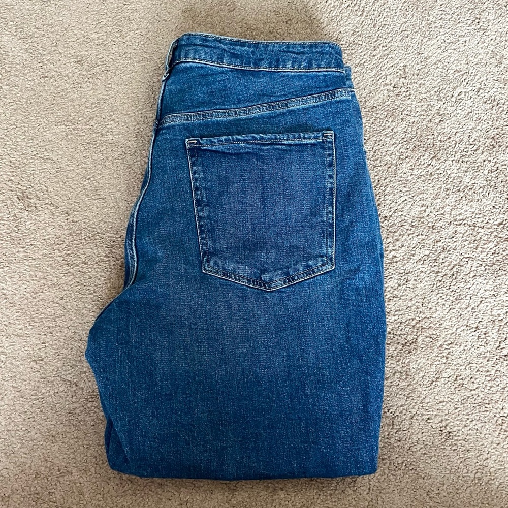 NWOT Old Navy Curvy High-Waisted OG Straight Ankle Jeans Size 18 - Picture 6 of 6